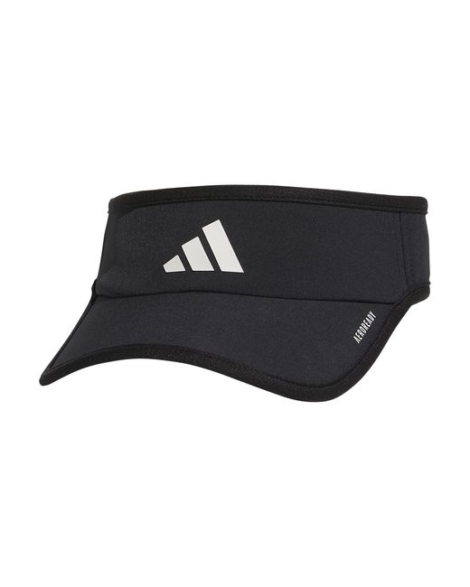 Adidas Black Superlite Sport Performance Visor For Sun Protection And Outdoor Activities