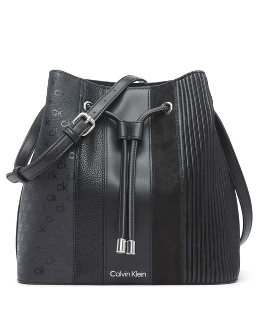 Calvin Klein Gabrianna Novelty Bucket Shoulder Bag in Black Lyst