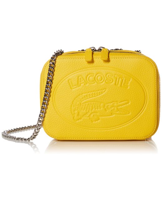 lacoste bag yellow