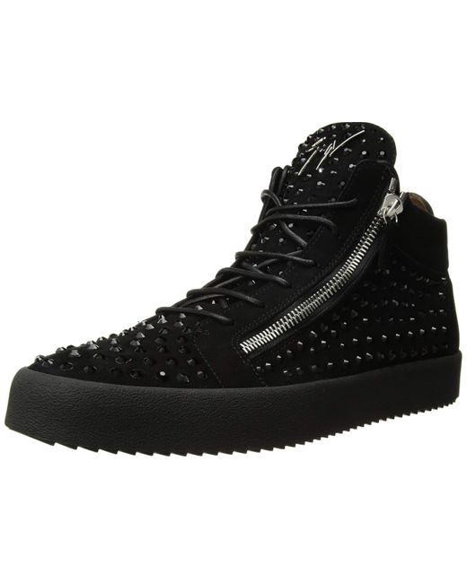 Giuseppe Zanotti Black Suede Kriss 