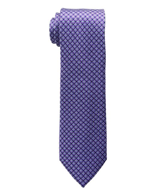Tommy Hilfiger Purple Mens Core Micro Neckties for men