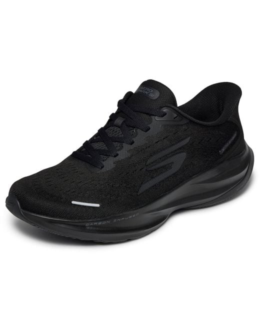 Skechers Black Aero Spark Hands Free Slip-ins Sneaker for men