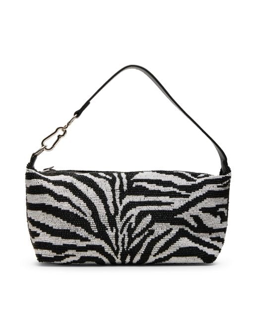 Steve Madden Black Emersyn Beaded Shoulder Bag