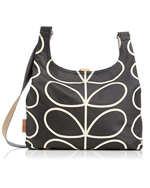 Women S Black Etc Giant Linear Stem Midi Sling Bag
