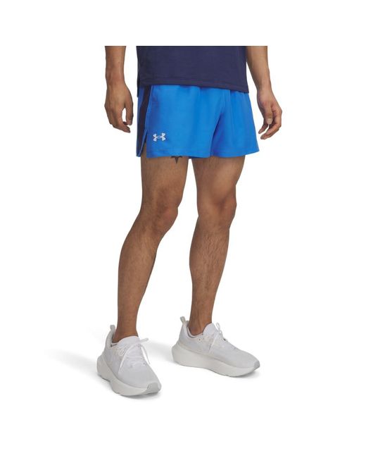 Under Armour Blue Launch Run 5 Inch Unlined Shorts, for men