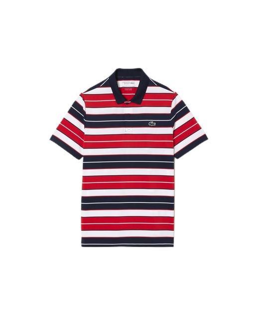 Lacoste Red Short Sleeve Regular Fit Golf Polo for men