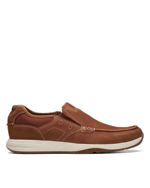 Clarks Sailview Step Loafer in Brown for Men | Lyst