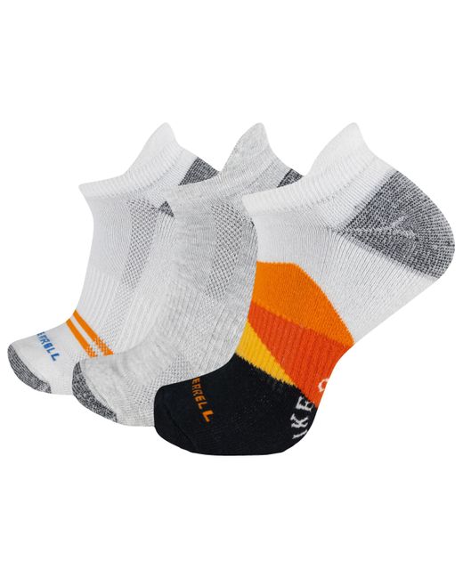 Merrell Gray And Recycled Everyday Socks-3 Pair Pack-repreve Mesh
