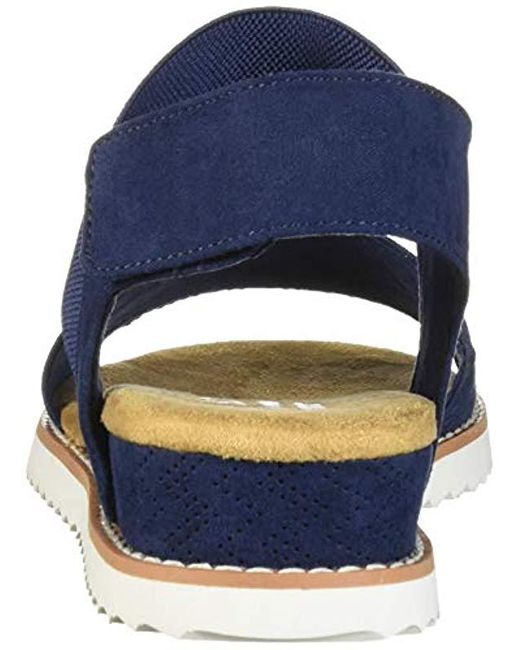 Skechers Denim 31440 Outdoor Sandals in Navy (Blue) | Lyst