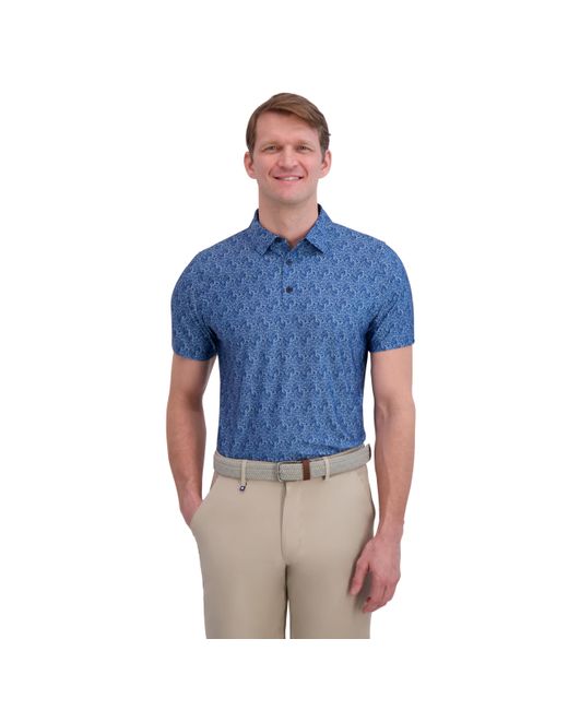 Ben Sherman Blue Performance Golf Shirts– Stretch for men
