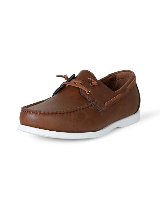 Amazon Essentials Brown Boat Shoe for men