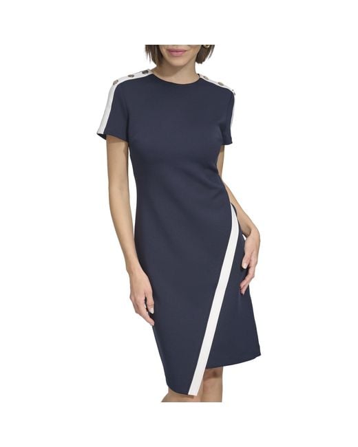 Tommy Hilfiger Blue A4as1adm-sza-14 Dress