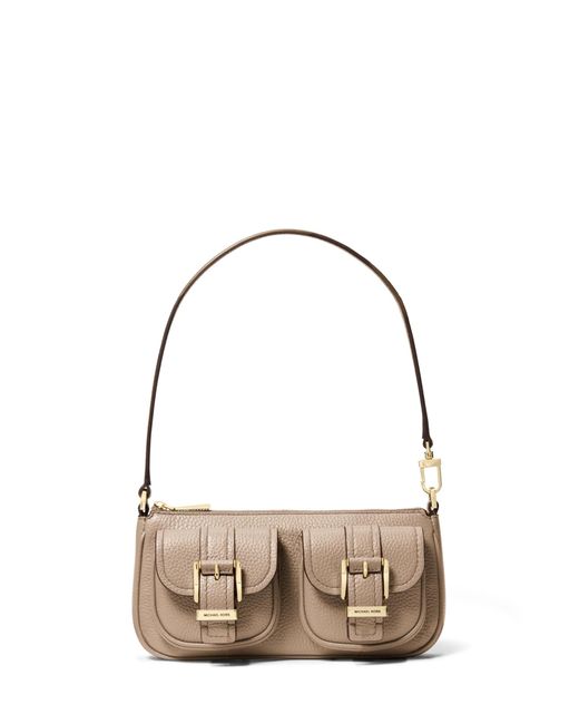 Michael Kors Metallic Zoe Small Convertible Pouchette