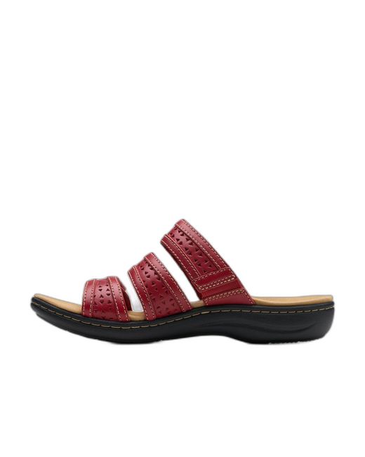 Clarks Red Casual Sandal