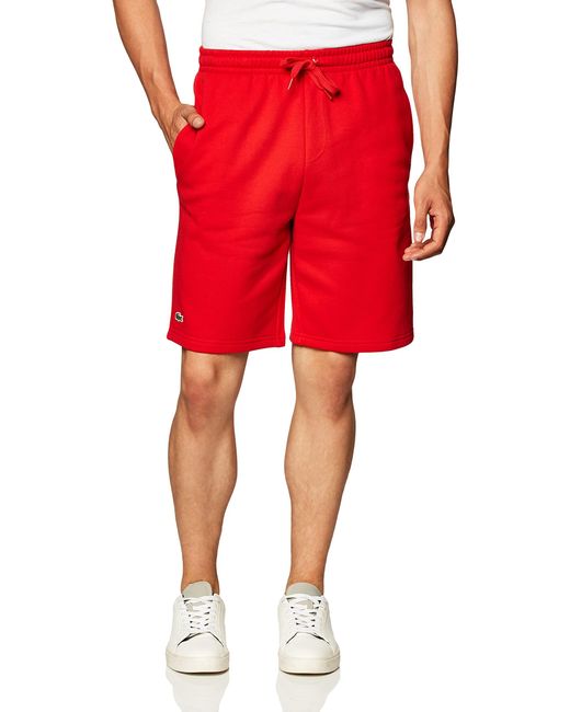 Lacoste Sport Tennis Fleece Shorts - S - 3 in Red for Men - Save 3% - Lyst