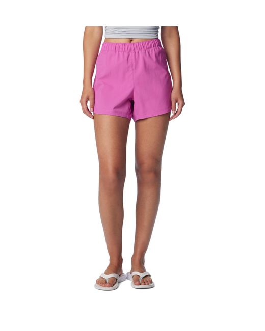Columbia Pink Tamiami Pull-on Short