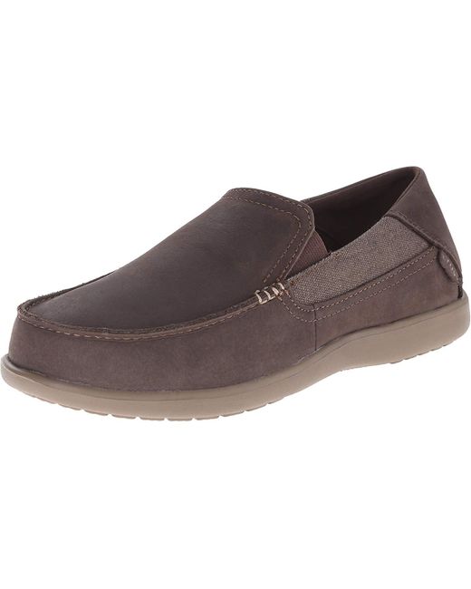 crocs santa cruz 2 luxe men's loafers