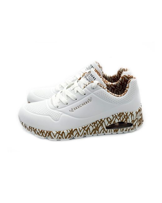 Skechers Metallic Uno Love Sneaker