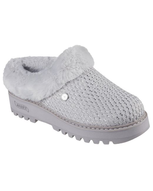 Skechers White Martha Stewart Arch Fit Keepsakes Slipper