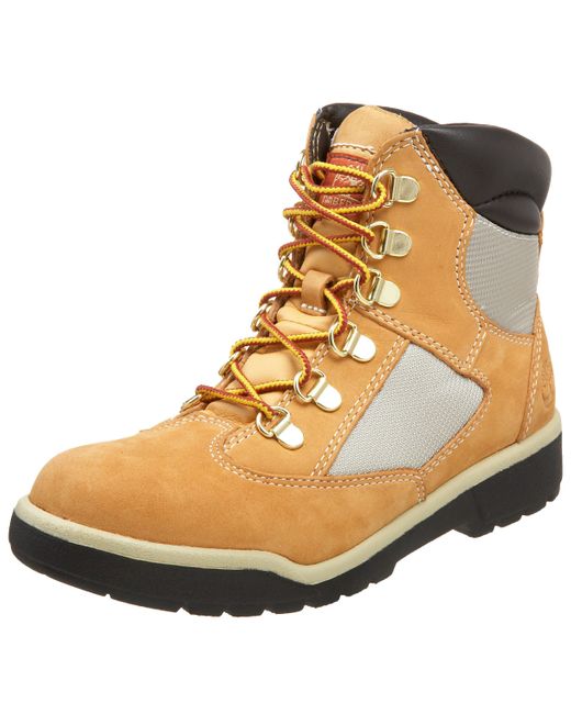 Timberland Natural 6-inch Leather And Fabric Field Boot