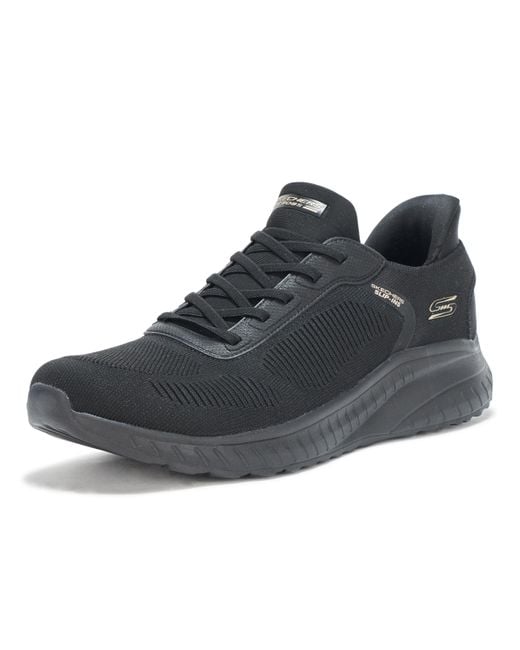 In, Slip ON, Tessuto, Nero di Skechers in Black