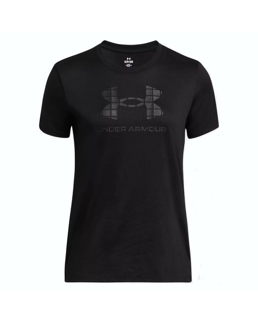 Under Armour Black Tech Big Logo Short Sleeve T Shirt,
