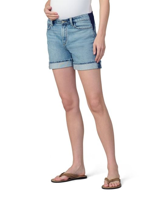 Joe's Jeans Women's Blue Jeans The Joey Maternity Denim Short