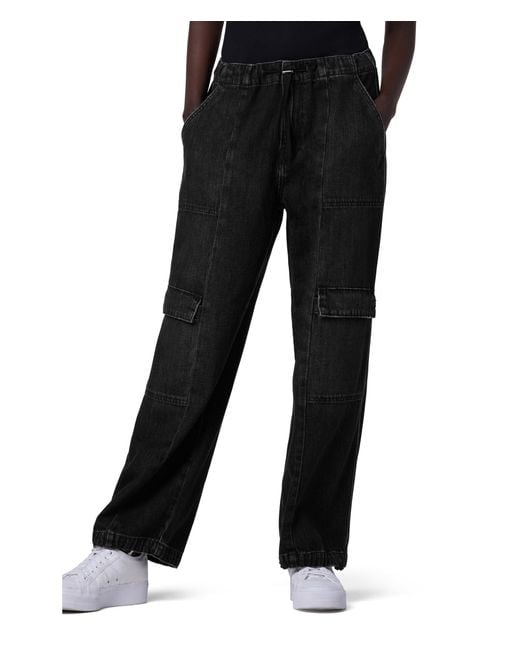 Hudson Black Jeans Drawstring Parachute Pant
