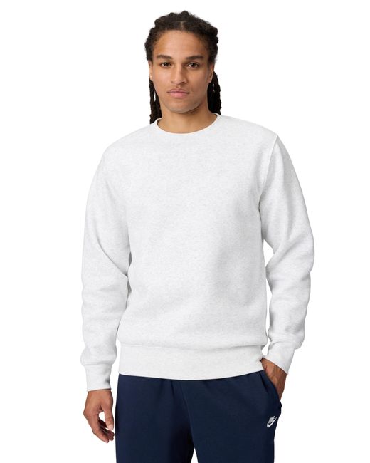 mens white nike crewneck