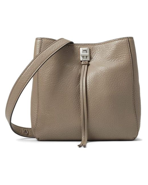Rebecca Minkoff Gray Darren Shoulder Bag – Versatile Leather Purse For