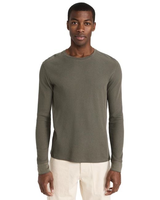 Vince Black S Thermal L/s Crew for men