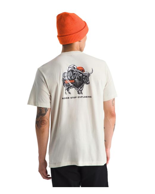 The North Face White Evolution Vault Tri Pack Short Sleeve Tee | T-shirt With Ribbed Collar & Set-in Sleeves for men