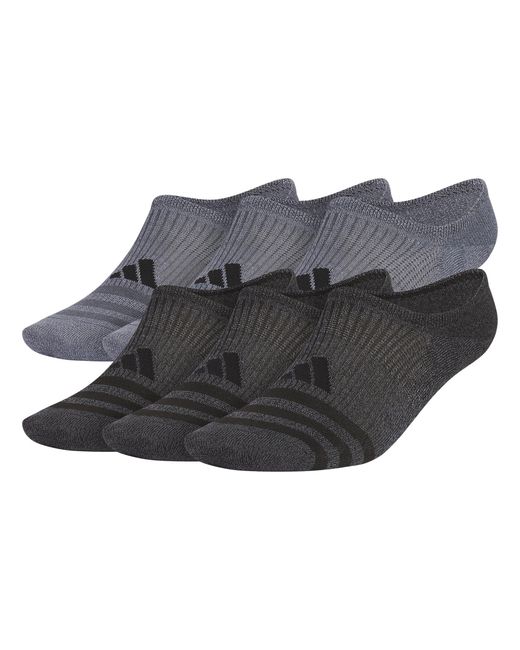 Adidas Gray Superlite 3.0 Super No Show Socks for men