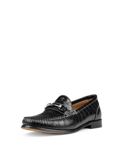 Donald J Pliner Black Donald Pliner Nickolas Crocco Loafer for men