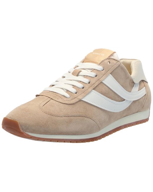 Vince S Oasis Runner-w Lace Up Fashion Sneaker New Camel Tan/foam White 6.5 M