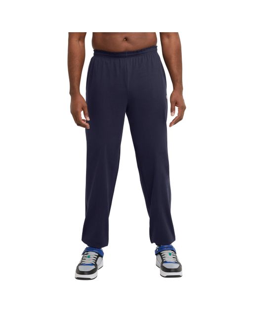 Champion Blue Everyday Fitted Ankle Cotton Pants for men