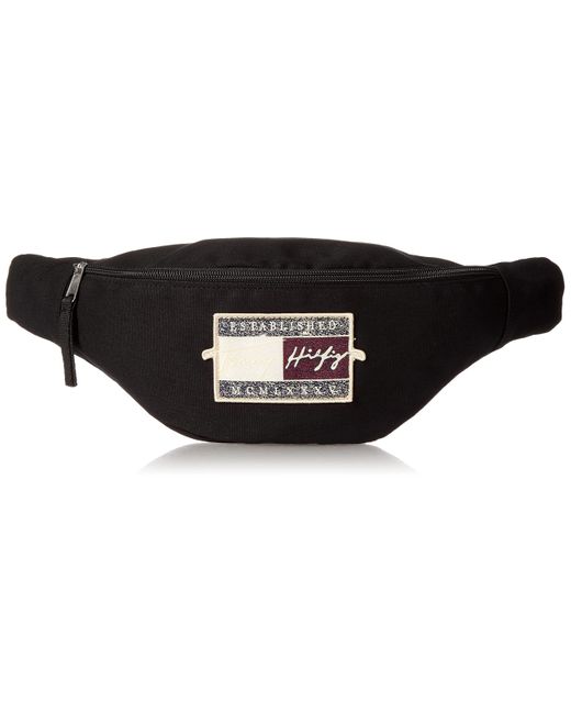 Tommy Hilfiger Signature Fanny Pack in Black for Men | Lyst