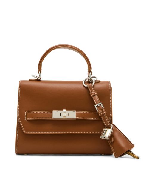 Steve Madden Brown Elloise Top Handle Crossbody