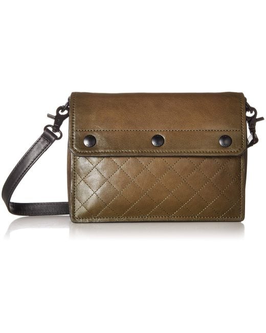 FRYE Samantha Quilted Leather Crossbody Bag