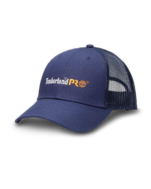 Timberland Blue Core Logo Low Profile Trucker Cap