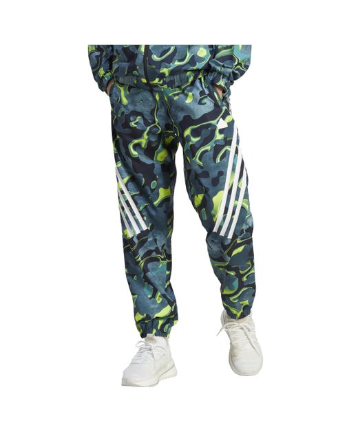 Adidas Green Future Icon All Over Printed Pants for men