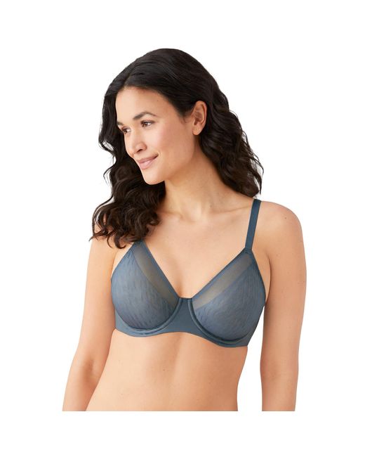 Wacoal Blue Elevated Allure Unlined Underwire Bra