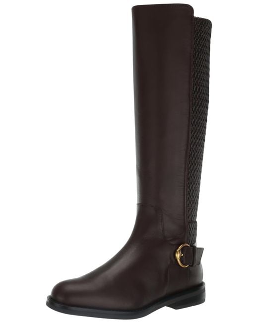 Cole Haan Brown Clover Stretch Tall Boot