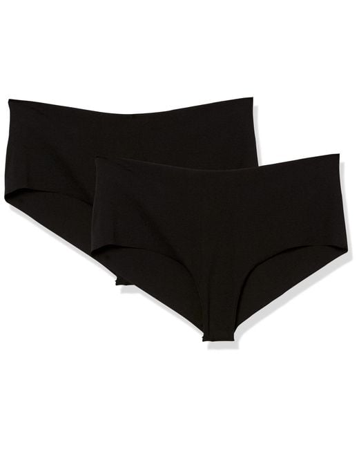 Cosabella Black Free Cut Micro Hotpant 2 Pack Set