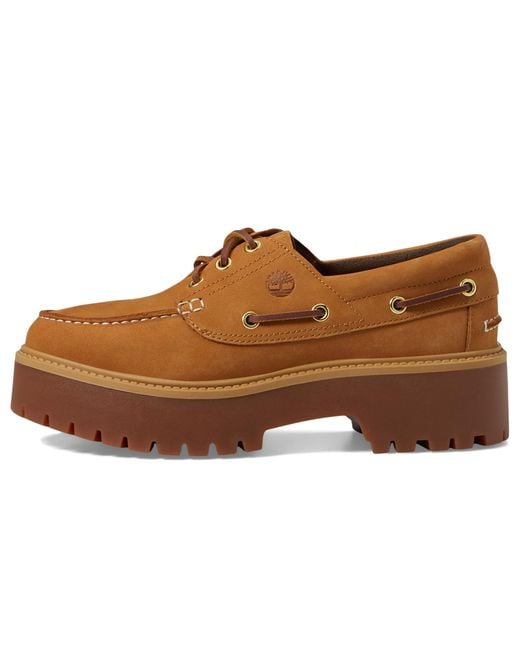 Timberland Brown Stone Street Plateau Bootsschuh