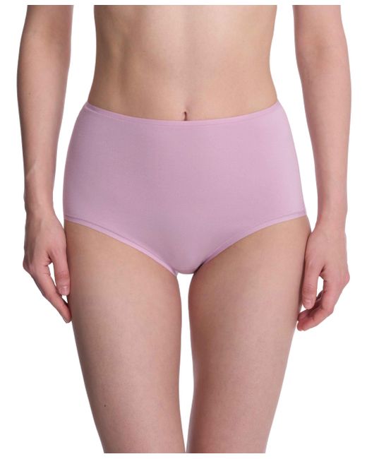 Natori Purple Bliss Bare Cotton High Waist Brief