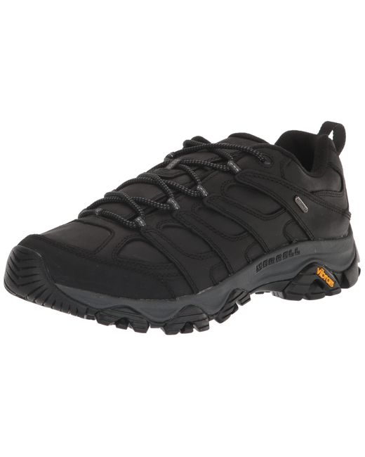 Merrell Leather Moab 3 Prime Waterproof Hiking Shoe in Black for Men Lyst