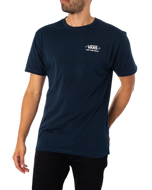 Vans Blue Essential Graphic T-shirt for men