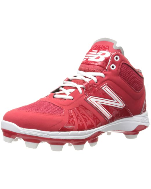 New Balance 2000 V2 Tpu Molded Midcut Baseball Shoe in Red for Men Lyst