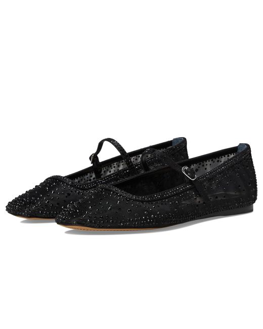 Dolce Vita Black Reyes Crystal Ballet Flat